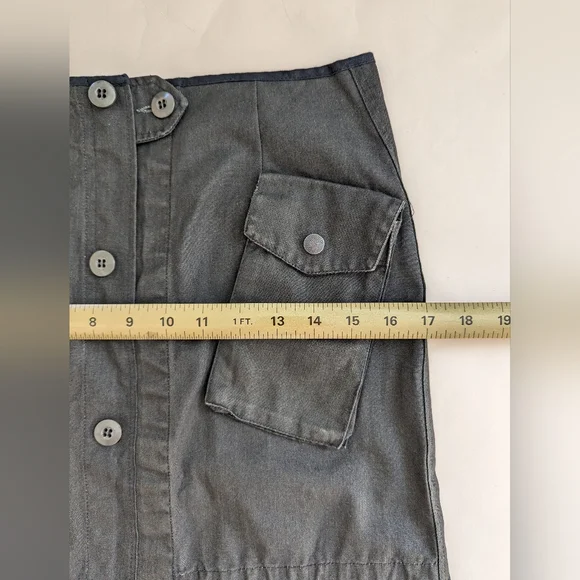 Mayer Peace Collection Utility Pencil Skirt Dark Green Grey Size S - Picture 7 of 10